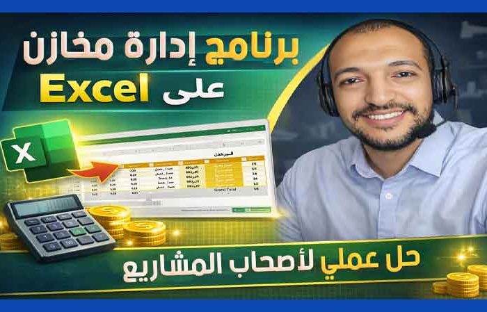 برنامج إدارة المخازن باستخدام Excel